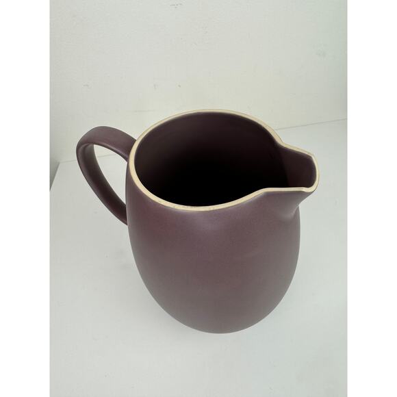 Vera Wang by Wedgwood Naturals Purple Large Portable Solid China Pitcher - Picture 2 of 8